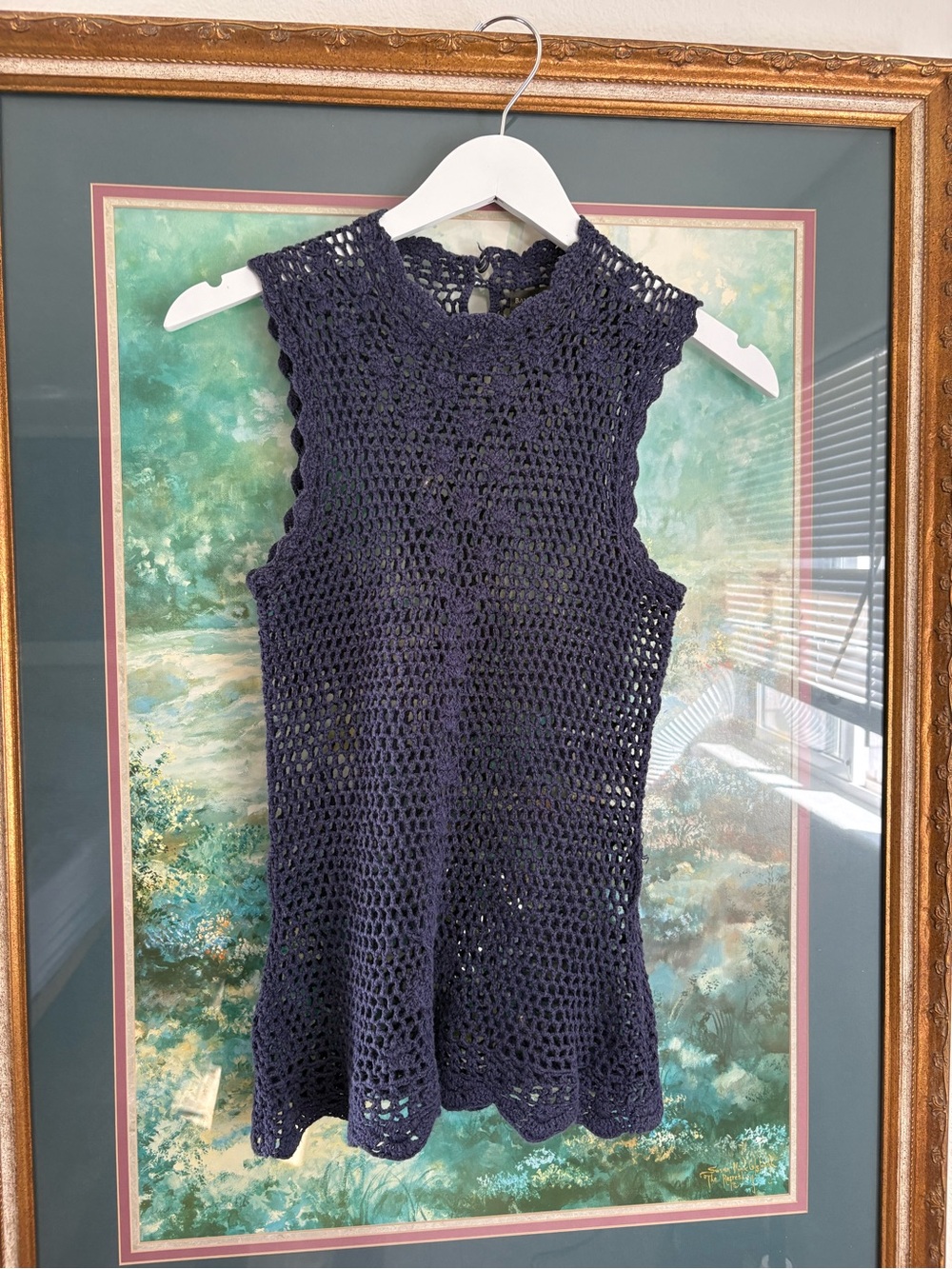 Banana Republic crochet tank top